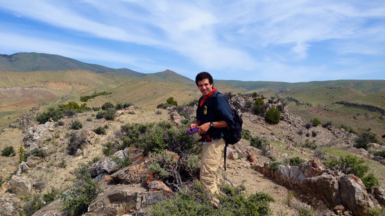 Dan in the field